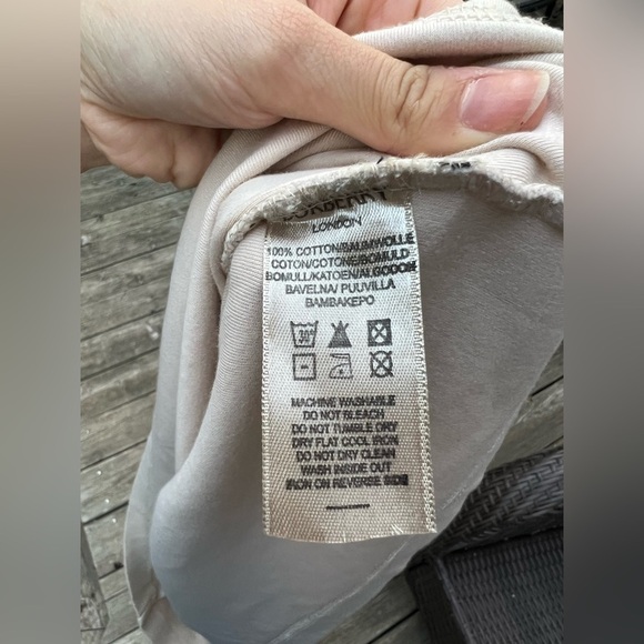 BURBERRY BRIT Men's Modern Fit Polo Shirt Tee Light Tan Size M - Picture 4 of 12